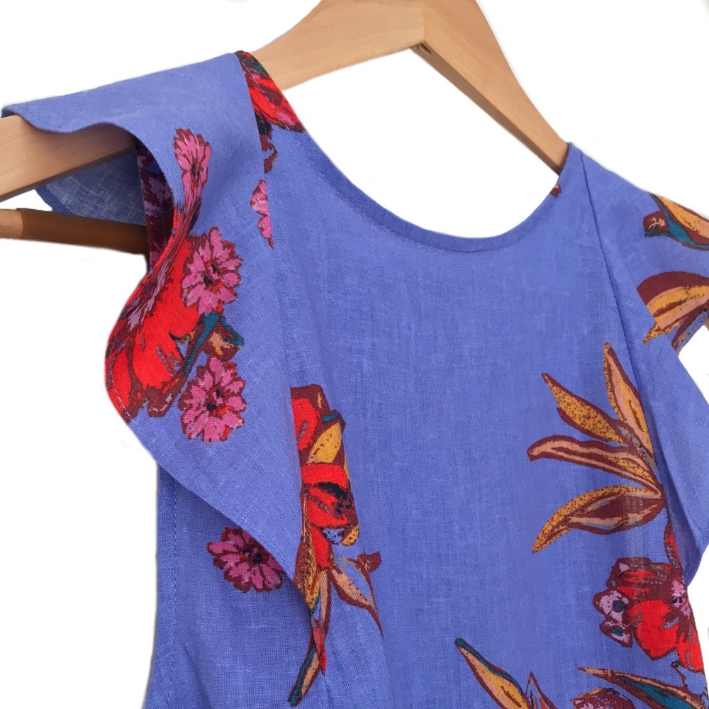 FREE PEOPLE • Summer In Tulum Floral Tunic Top - Picture 7 of 10